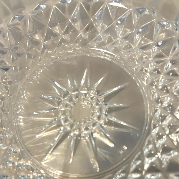 Set of Six Vintage Clear Glass Dessert Bowls - Picture 6 of 16